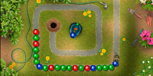 Игры Пузыри - Мраморный сад