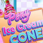Мороженое в стиле пони