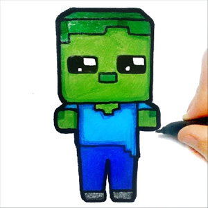 Раскраска Mineblox